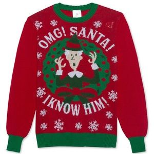 OMG SANTA 🎅🏻 Holiday sweater size S NWT